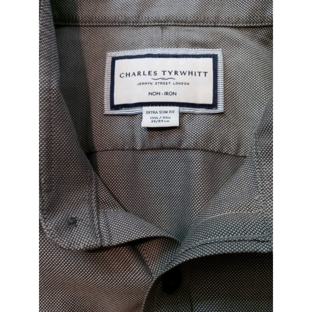 Charles Tyrwhitt Bundle Of 2 Non-Iron Royal Oxford Dress Shirt. Slim 15.5/35 - Picture 3 of 16